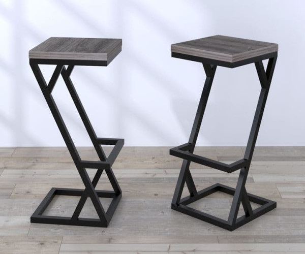 Барний стілець Loft Design BS-2 Дуб Палена-0