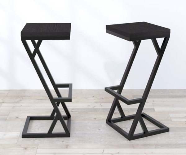 Барный стул Loft Design BS-2 Венге Луизиана-0