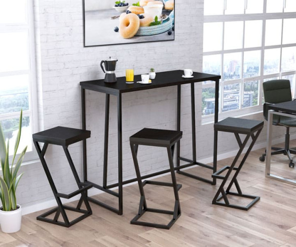 Барный стул Loft Design BS-2 Венге Луизиана-1