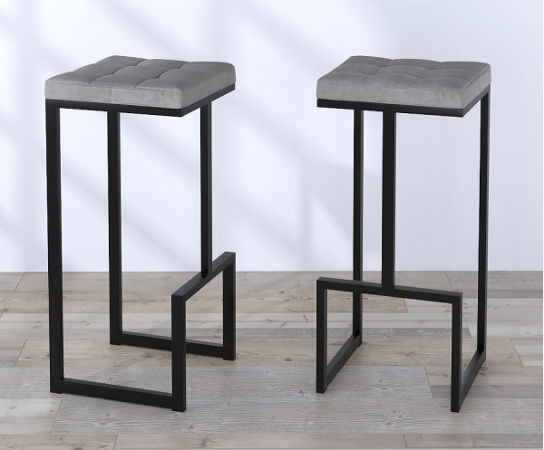 Барный стул Loft Design BS-3 soft Серый-0