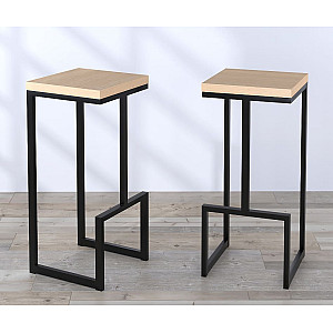 Барний стілець Loft Design BS-3 Дуб Борас