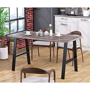 Стол обеденный Loft Design Атлант Дуб Палена ДСП