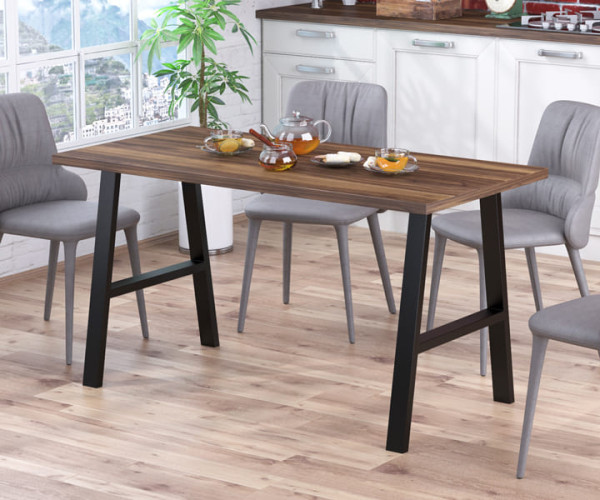 Стол обеденный Loft Design Атлант Орех Модена ДСП-0