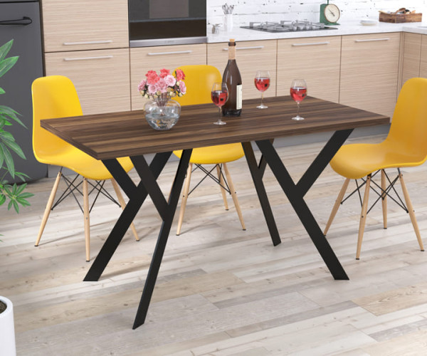 Стол обеденный Loft Design Ишла Орех Модена ДСП-0