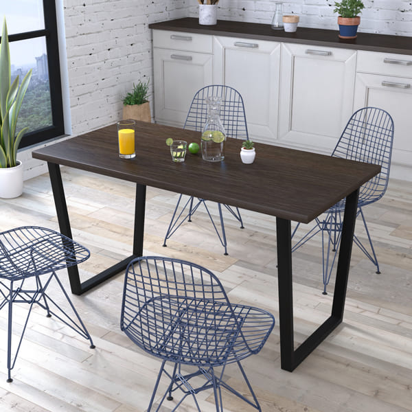 Стол обеденный Loft Design Трапеция Венге Корсика ДСП-0