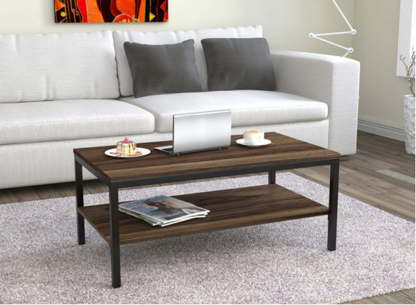 Стол журнальный Loft Design L-1 Орех Модена ДСП-0