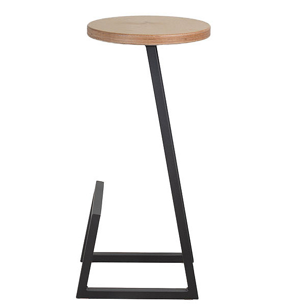 Полубарный стул Lovko №9 Черный-коричневый-0