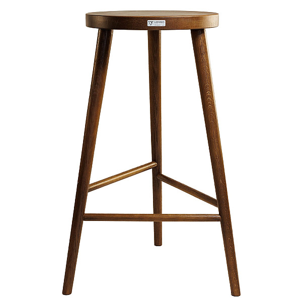 Барний стілець Lovko №3 Темний дуб-0