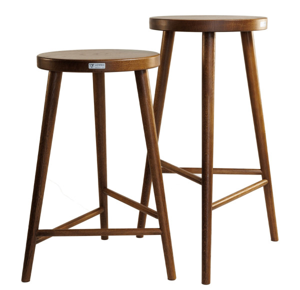 Барний стілець Lovko №3 Темний дуб-11