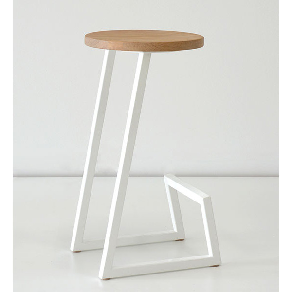 Напівбарний стілець Lovko №9 Білий-коричневий-0