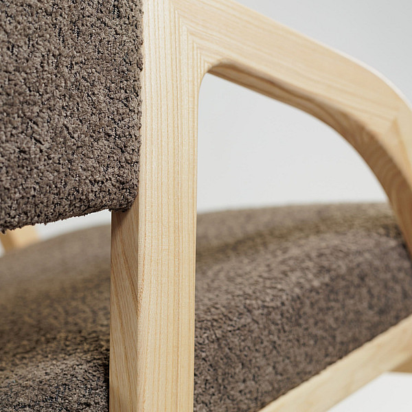 Кресло Lovko Otis Натуральный ясень / Anthology 7 Mocca-5