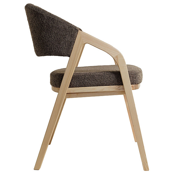 Кресло Lovko Otis Натуральный ясень / Anthology 7 Mocca-2