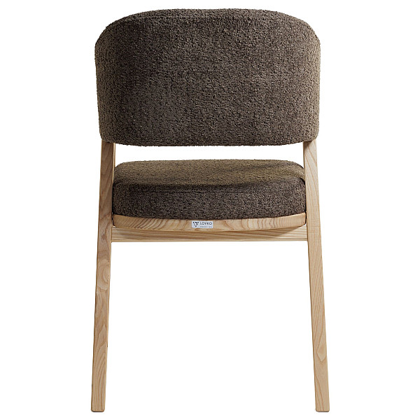 Кресло Lovko Otis Натуральный ясень / Anthology 7 Mocca-3