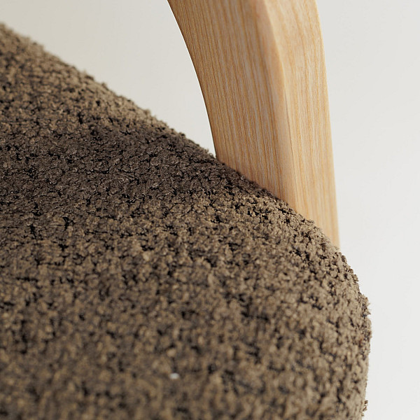 Кресло Lovko Otis Натуральный ясень / Anthology 7 Mocca-7