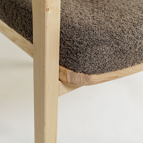 Кресло Lovko Otis Натуральный ясень / Anthology 7 Mocca-8