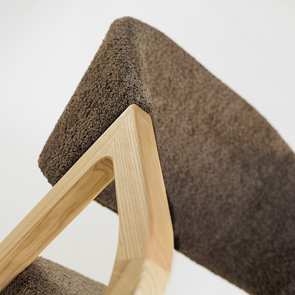 Кресло Lovko Otis Натуральный ясень / Anthology 7 Mocca-10