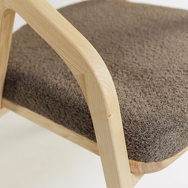 Кресло Lovko Otis Натуральный ясень / Anthology 7 Mocca-11