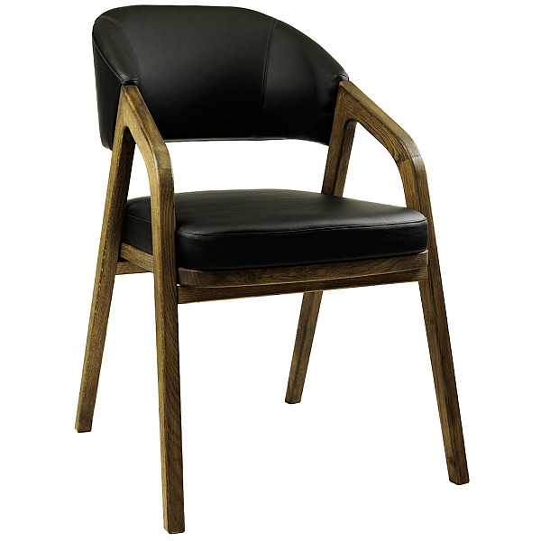 Крісло Lovko Otis Темний дуб/кз чорний-0