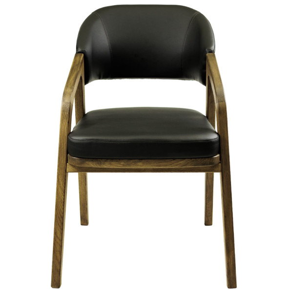 Крісло Lovko Otis Темний дуб/кз чорний-1