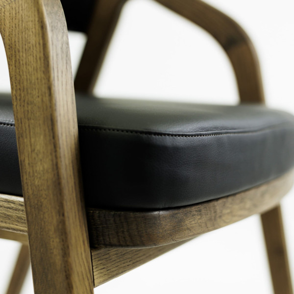 Крісло Lovko Otis Темний дуб/кз чорний-5