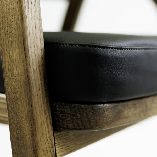 Крісло Lovko Otis Темний дуб/кз чорний-6