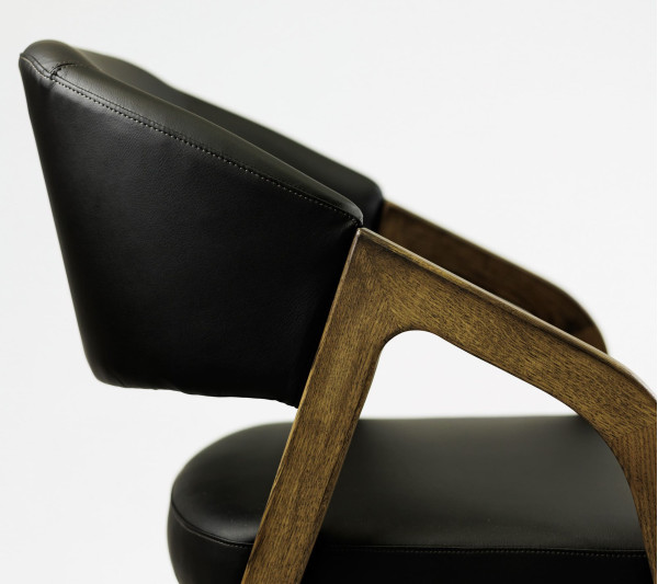 Крісло Lovko Otis Темний дуб/кз чорний-7