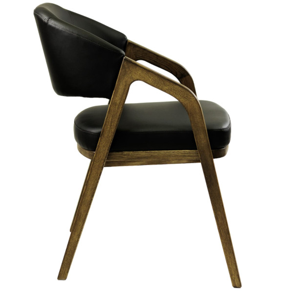 Крісло Lovko Otis Темний дуб/кз чорний-2