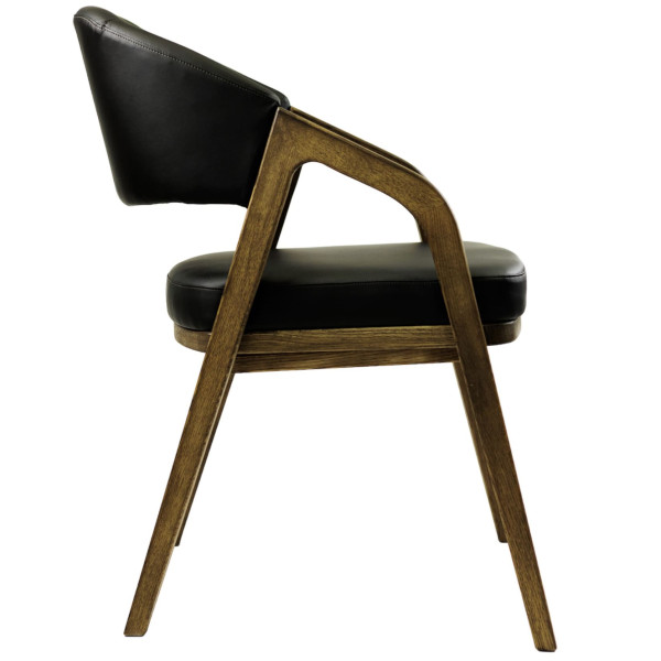 Крісло Lovko Otis Темний дуб/кз чорний-3