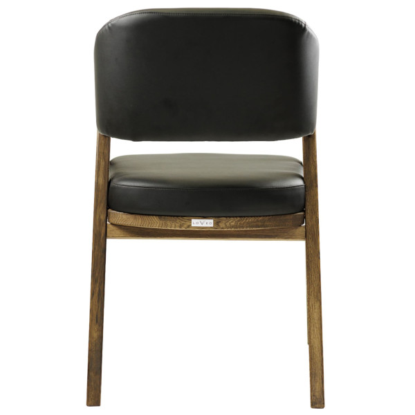 Крісло Lovko Otis Темний дуб/кз чорний-4