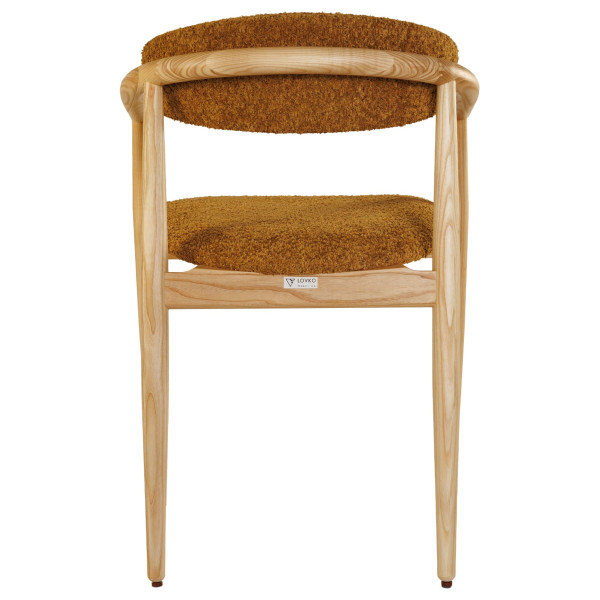 Стул Lovko Mamont soft Натуральный ясень/Anthology 11 Amber-3