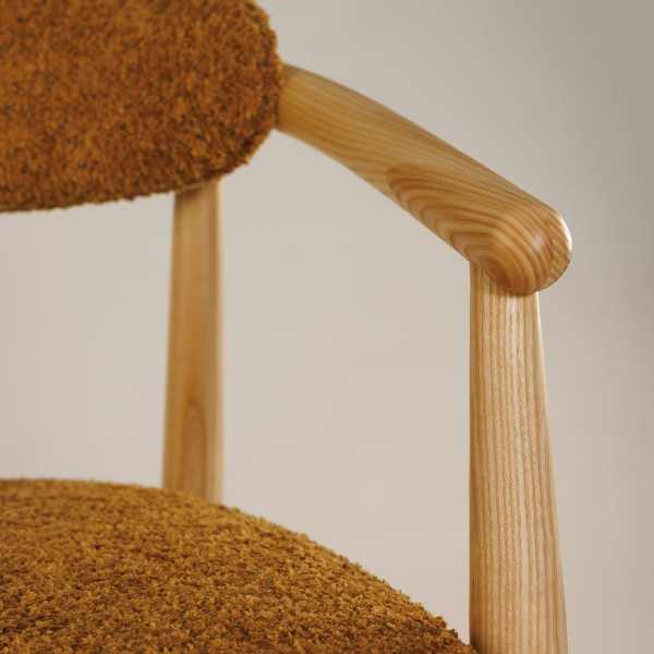 Стул Lovko Mamont soft Натуральный ясень/Anthology 11 Amber-5