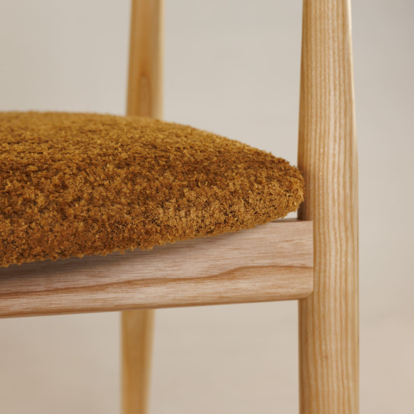 Стул Lovko Mamont soft Натуральный ясень/Anthology 11 Amber-6