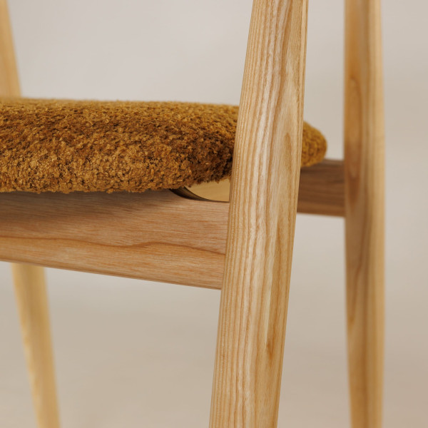 Стул Lovko Mamont soft Натуральный ясень/Anthology 11 Amber-10
