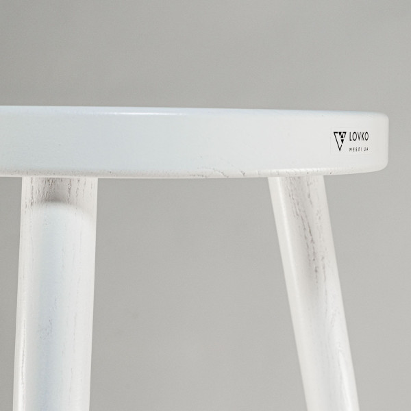 Полубарный стул Lovko №3 Белый-3