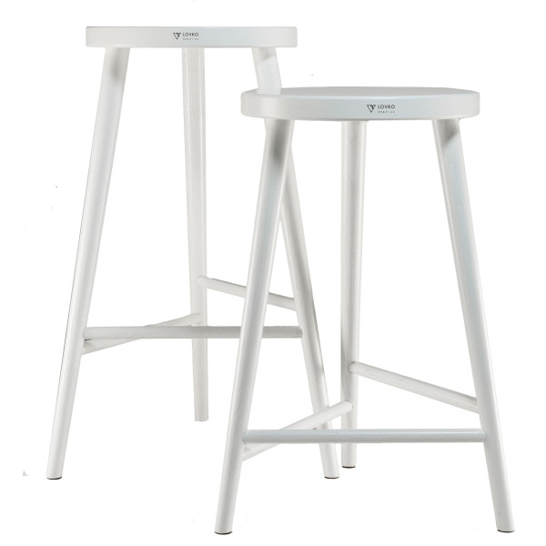 Полубарный стул Lovko №3 Белый-7