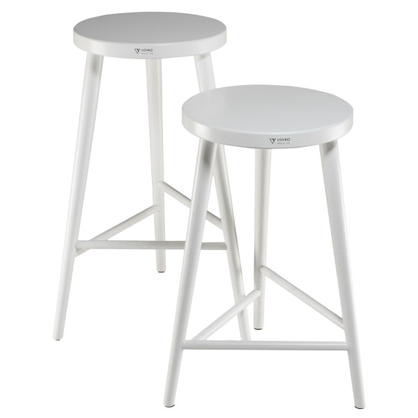 Полубарный стул Lovko №3 Белый-8