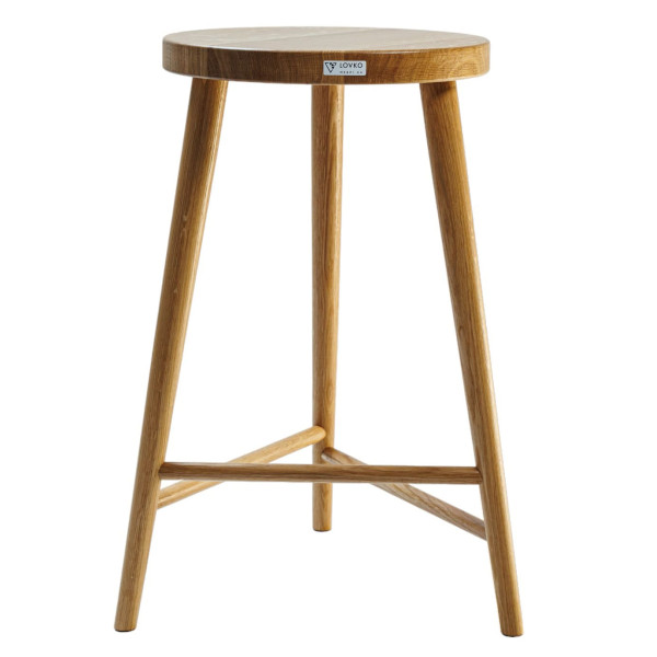 Напівбарний стілець Lovko №3 Натуральний дуб-0