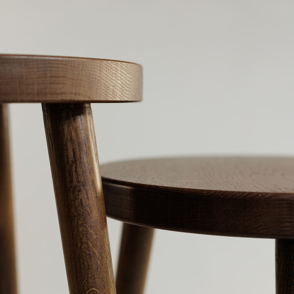 Напівбарний стілець Lovko №3 Темний дуб-4