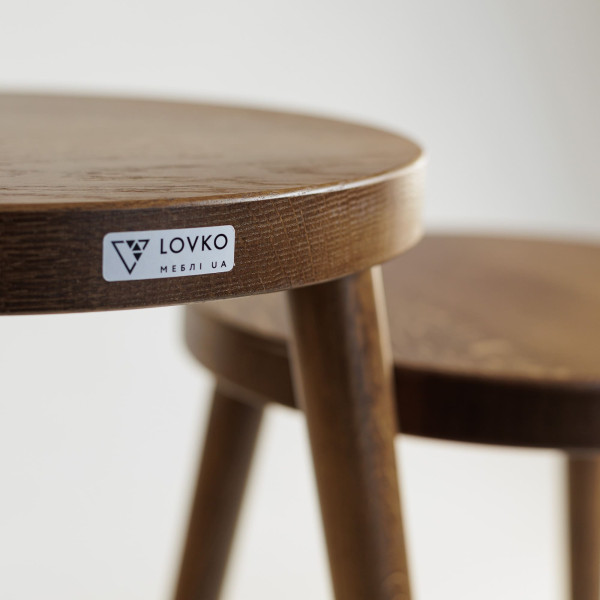 Напівбарний стілець Lovko №3 Темний дуб-2