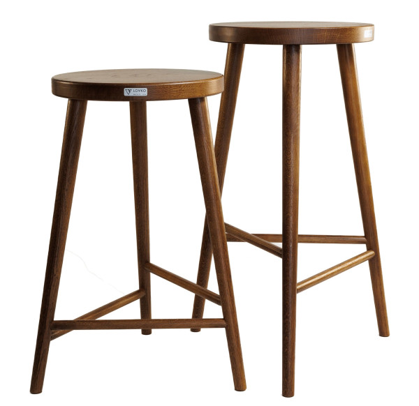 Напівбарний стілець Lovko №3 Темний дуб-15