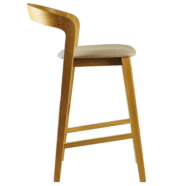 Полубарный стул Lovko Floki New натуральний дуб-2