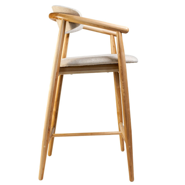 Стул полубарный Lovko Mamont Soft Натуральный ясень/Magenta 13-2