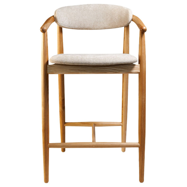 Стул полубарный Lovko Mamont Soft Натуральный ясень/Magenta 13-1