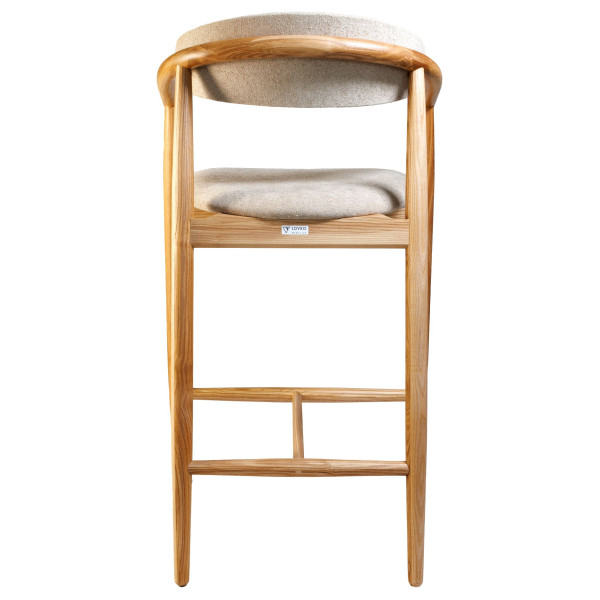 Стул полубарный Lovko Mamont Soft Натуральный ясень/Magenta 13-3