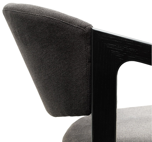 Крісло напівбарне Lovko Otis Чорний-6