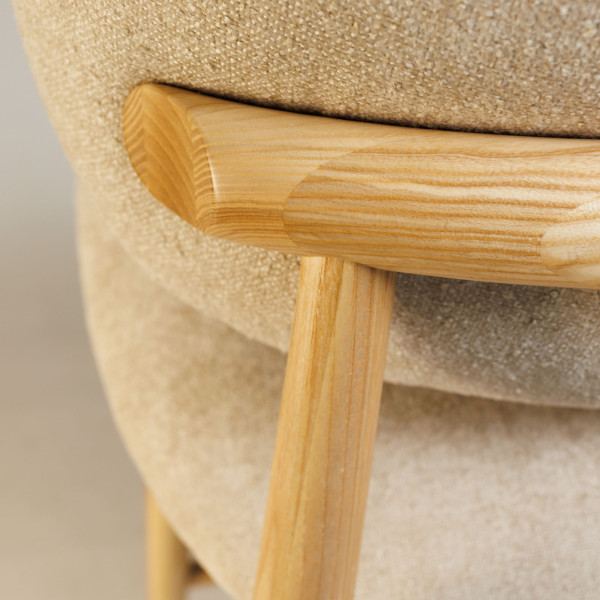 Стул полубарный Lovko Panda Натуральный ясень-7