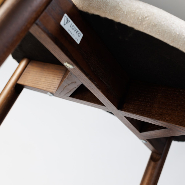 Стілець напівбарний Lovko Panda Темний горіх-8