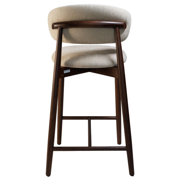 Стілець напівбарний Lovko Panda Темний горіх-2