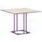 Стіл Lovko Avangard SQ 90 Фіолетовий Ral 4007/CLEAF Millennium S083 Пудра-0-thumb