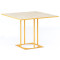Стіл Lovko Avangard SQ 90 Жовтий Ral 1034/CLEAF Millennium S083 Пудра-0-thumb